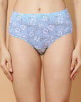 Tummy-Smoothing Printed High Waist Cotton Briefs – Pack of 3