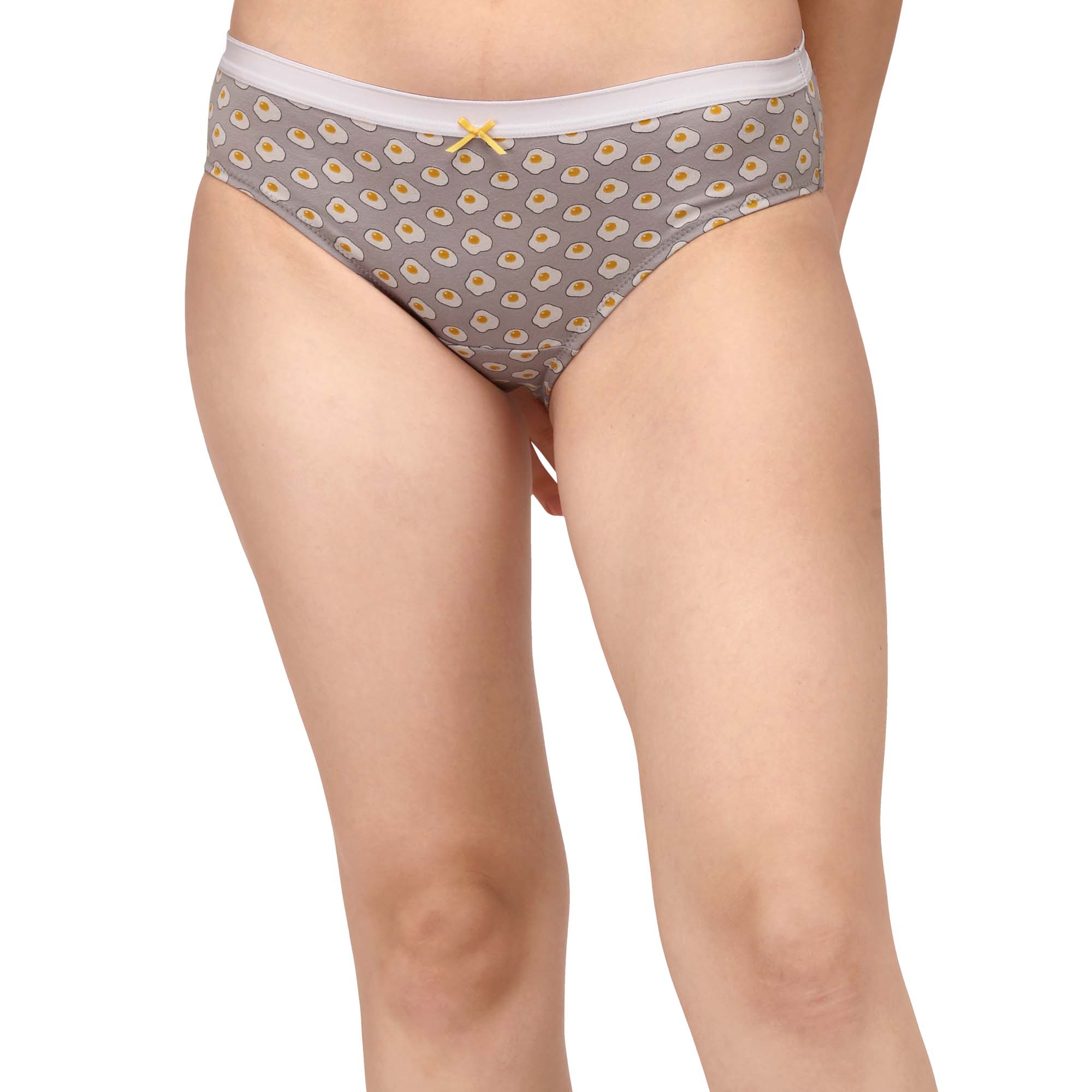 High Rise Full Coverage Solid and Printed Cotton Stretch Hipster Panty (Pack of 3)-3FCB-17