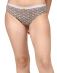 High Rise Full Coverage Solid and Printed Cotton Stretch Hipster Panty (Pack of 3)-3FCB-17