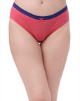 High Rise Full Coverage Solid and Printed Cotton Stretch Hipster Panty (Pack of 3)-3FCB-17