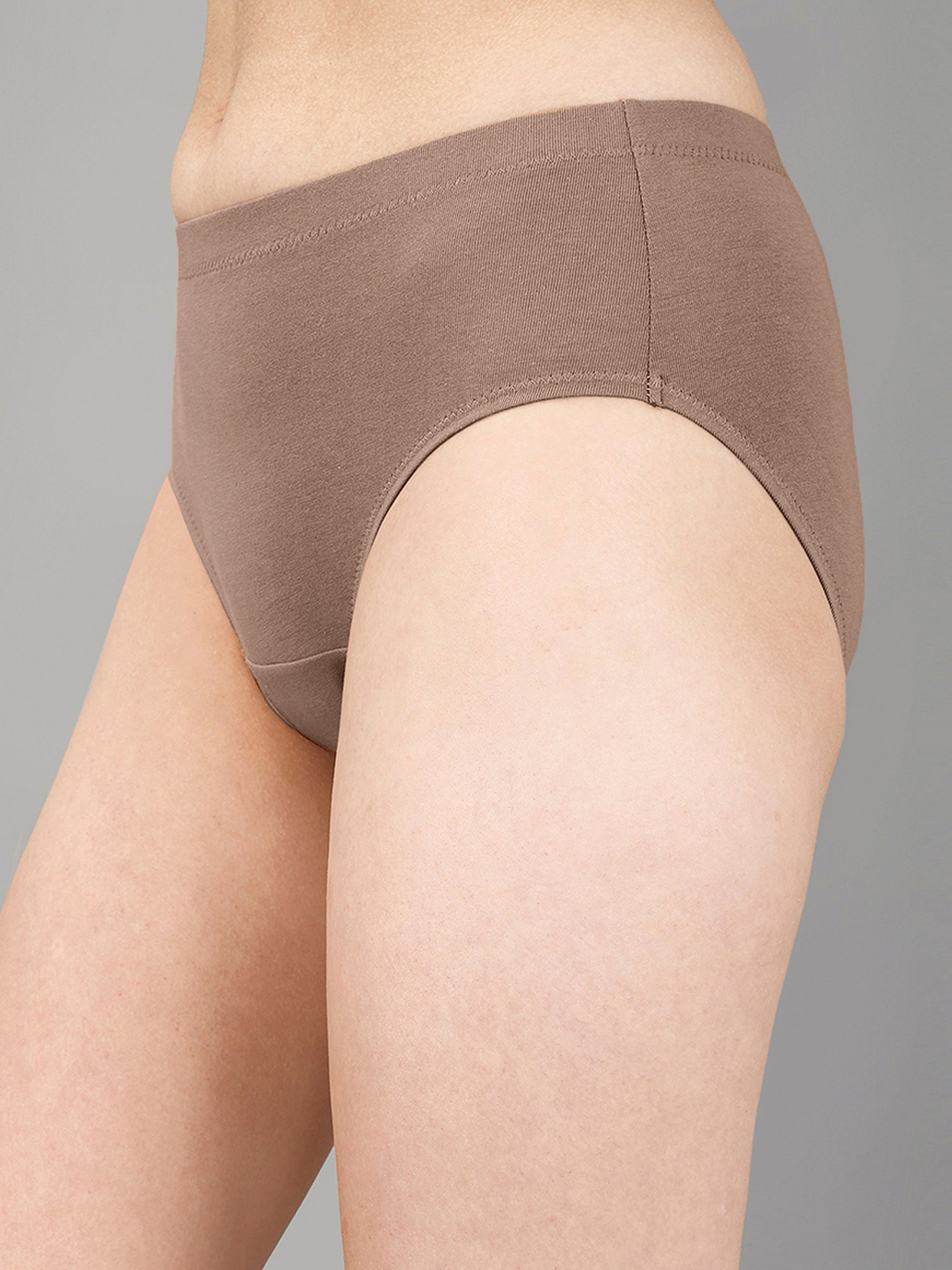 High Rise Full Coverage Cotton Hipsters – Pack of 3