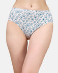 SOIE Woman - High Rise Full Coverage Printed Stretch Cotton Hipster Panty (Pack of 3) - Panty -for Women