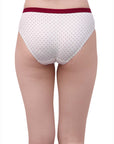 High Rise Full Coverage Solid and Printed Cotton Stretch Hipster Panty (Pack of 3)-3FCB-17