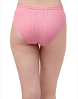 High Rise Full Coverage Solid and Printed Cotton Stretch Hipster Panty (Pack of 3)-3FCB-17