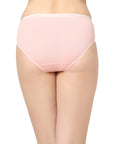 High Rise Full Coverage Solid and Printed Cotton Stretch Hipster Panty (Pack of 3) - 3FCB-17