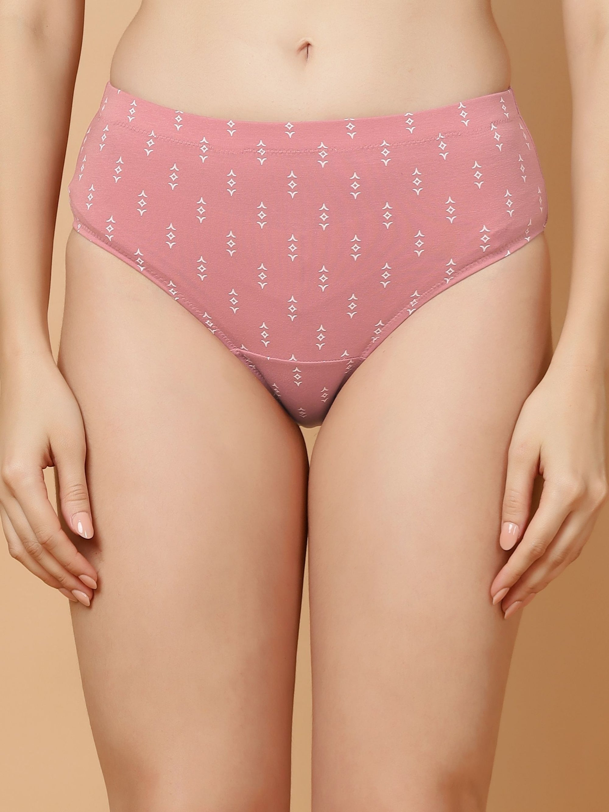 Printed High Rise Cotton Hipsters – Pack of 3