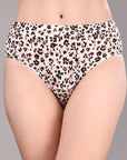 High Rise Full Coverage Printed Stretch Cotton Hipster Panty (Pack of 3) - 3FCB-30