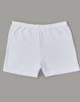 Cotton Spandex Mid Thigh Length Solid Cycling Shorts for Girls (Pack of 3)-SGL-3