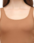 Cotton spandex Camisole with Lace Detailing-SC-10