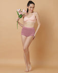 High Rise Full Coverage Cotton Spandex Boyshorts (Pack of 2)