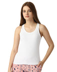 Printed Super Soft Cotton Stretch Racerback Tank Top 3SC-6