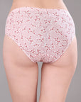 High Rise Full Coverage Printed Stretch Cotton Hipster Panty (Pack of 3) - 3FCB-30