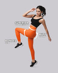 Seamless Quick Dry High Compression Butt Lifting Ankle Length Sports Leggings AT-21