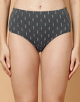 Tummy-Smoothing Printed High Waist Cotton Briefs – Pack of 3