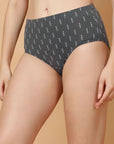 Tummy-Smoothing Printed High Waist Cotton Briefs – Pack of 3
