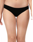 SOIE Woman - COTTON SPANDEX LOW RISE LACE BRIEF (PACK OF 2) - Panty -for Women