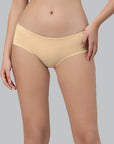 SOIE Woman - Mid Rise High Coverage Solid Colour Cotton Stretch Brief Panty (Assorted Pack of 3) - Panty -for Women