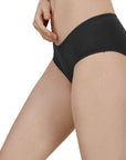 SOIE Woman - High Coverage Mid Rise Solid Cotton Brief Panty Combo (Pack of 2) - Panty -for Women
