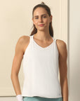 V-Neck Coverup Top with Overlapped Back and String Detail-AT-20