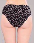 High Rise Full Coverage Printed Stretch Cotton Hipster Panty (Pack of 3) - 3FCB-30