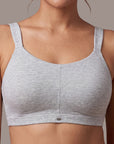 Full Coverage Padded Non-Wired High Impact Cotton Sports Bra
