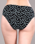 High Rise Full Coverage Printed Stretch Cotton Hipster Panty (Pack of 3) - 3FCB-30