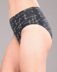 High Rise Full Coverage Printed Stretch Cotton Hipster Panty (Pack of 3) - 3FCB-30