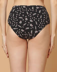 Tummy-Smoothing Printed High Waist Cotton Briefs – Pack of 3