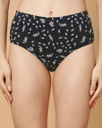 Tummy-Smoothing Printed High Waist Cotton Briefs – Pack of 3