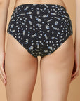 Tummy-Smoothing Printed High Waist Cotton Briefs – Pack of 3