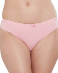 SOIE Woman - Mid Rise Medium Coverage Solid Colour Cotton Stretch Brief Panty (Pack of 3) - Panty -for Women