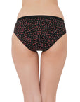 High Rise Full Coverage Solid and Printed Cotton Stretch Hipster Panty (Pack of 3) - 3FCB-17