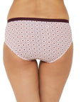 High Rise Full Coverage Solid and Printed Cotton Stretch Hipster Panty (Pack of 3) - 3FCB-17