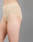 High Waist Full Coverage Solid Stretch Cotton Hipster Panty (Pack of 3) 3HWB-31