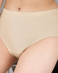 High Waist Full Coverage Solid Stretch Cotton Hipster Panty (Pack of 3) 3HWB-31