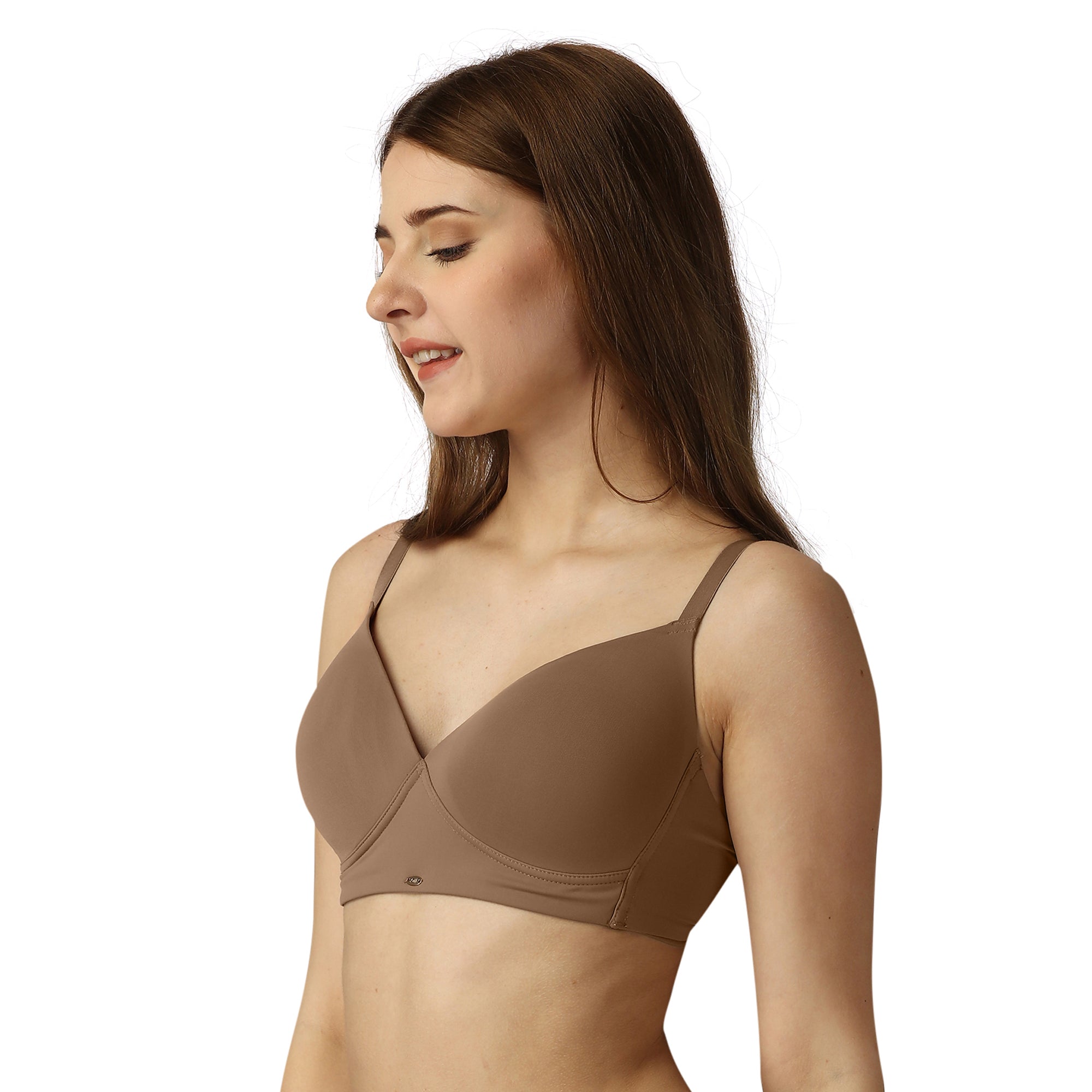 Full Coverage Padded Non Wired T-shirt Bra-CB-134