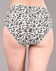 High Waist Full Coverage Printed Stretch Cotton Hipster Panty (Pack of 3) 3HWB-32