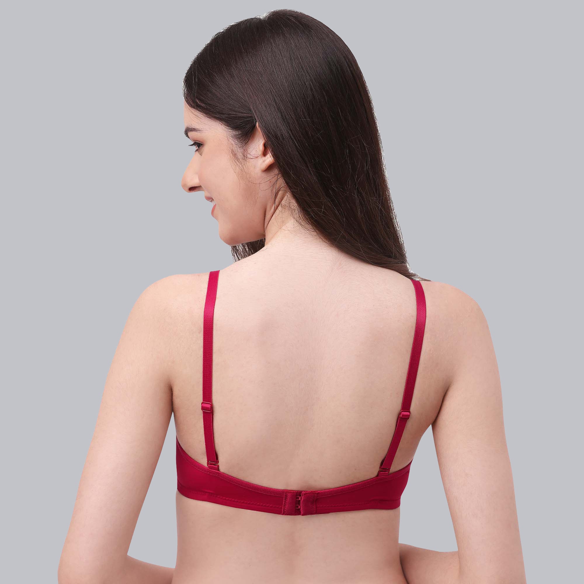 Medium Coverage Padded Wired Multiway Strapless Bra with Detachable Straps-FB-508A