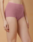 High Rise Full Coverage Cotton Spandex Boyshorts (Pack of 2)