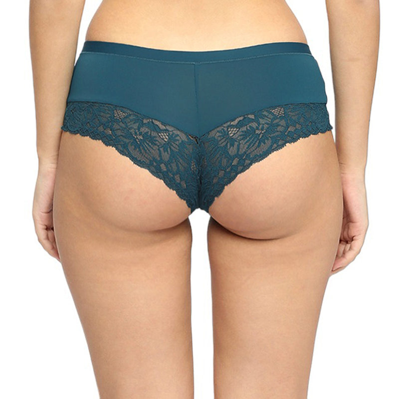 Mid Rise Medium Coverage Lace Shorty Cheeky Panty-FP-1550