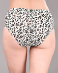 High Rise Full Coverage Printed Stretch Cotton Hipster Panty (Pack of 3) - 3FCB-30