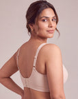 Full Coverage Padded Non-Wired High Impact Cotton Sports Bra