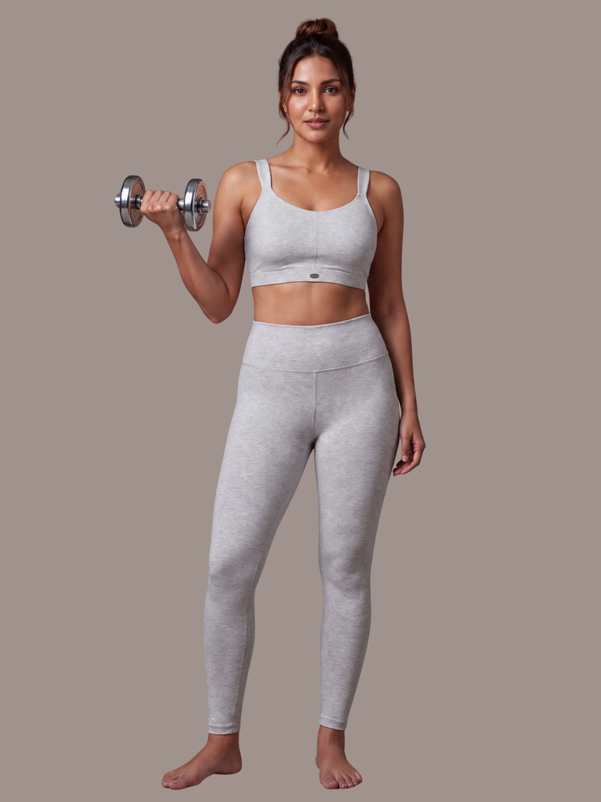 Full Coverage Padded Non-Wired High Impact Cotton Sports Bra