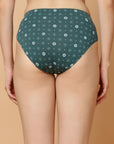 Tummy-Smoothing Printed High Waist Cotton Briefs – Pack of 3
