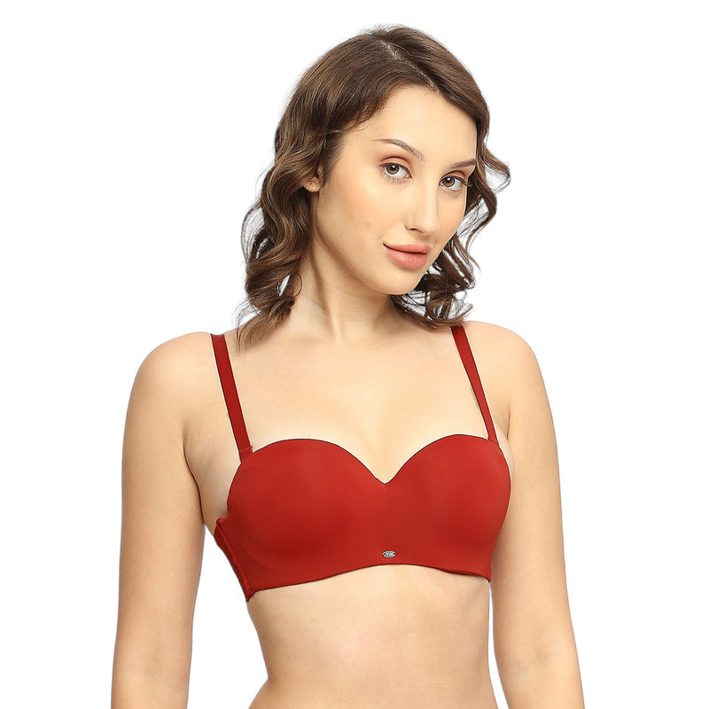 Medium Coverage Padded Wired Lace Bra-FB-551