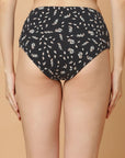 Tummy-Smoothing Printed High Waist Cotton Briefs – Pack of 3