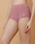 High Rise Full Coverage Cotton Spandex Boyshorts (Pack of 2)