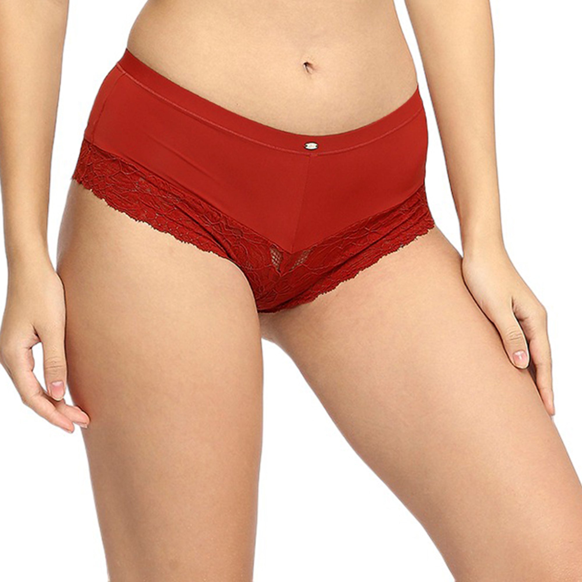 Mid Rise Medium Coverage Lace Shorty Cheeky Panty FP-1550