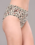 High Rise Full Coverage Printed Stretch Cotton Hipster Panty (Pack of 3) - 3FCB-30