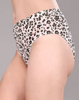 High Rise Full Coverage Printed Stretch Cotton Hipster Panty (Pack of 3) - 3FCB-30